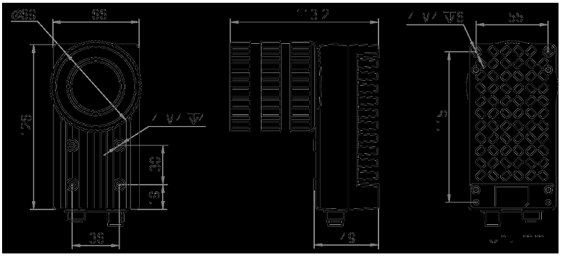 ?？礗D6000系列智能讀碼器2000 萬(wàn)像素物流讀碼器外形尺寸.png